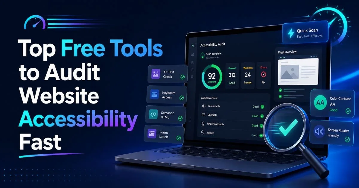 Top Free Tools to Audit Website Accessibility Fast