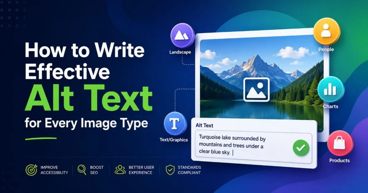 How to Write Effective Alt Text for Every Image Type