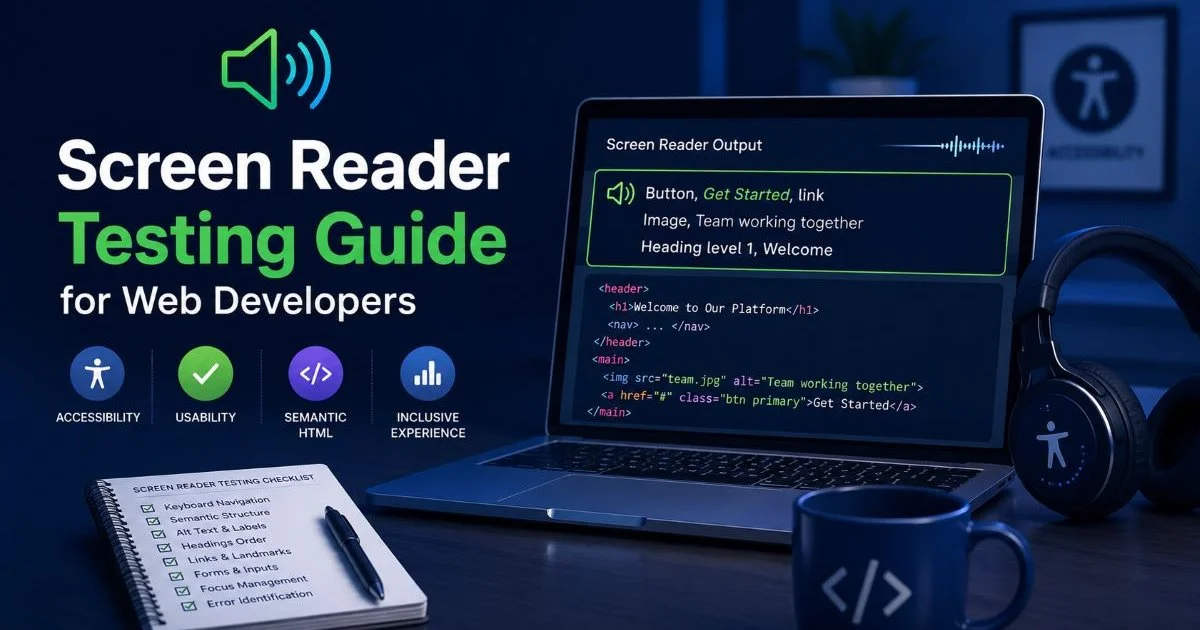 Screen Reader Testing Guide for Web Developers