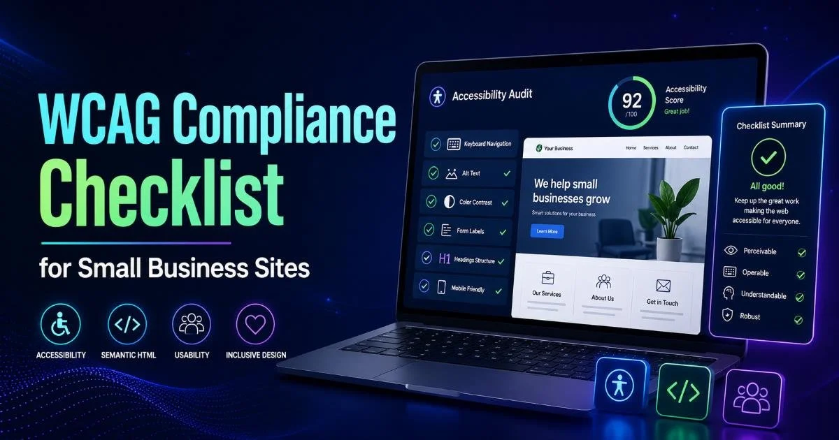 WCAG Compliance Checklist for Small Business Sites